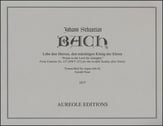 Lobe den Herren from Cantata No. 37, BWV 137 Organ sheet music cover